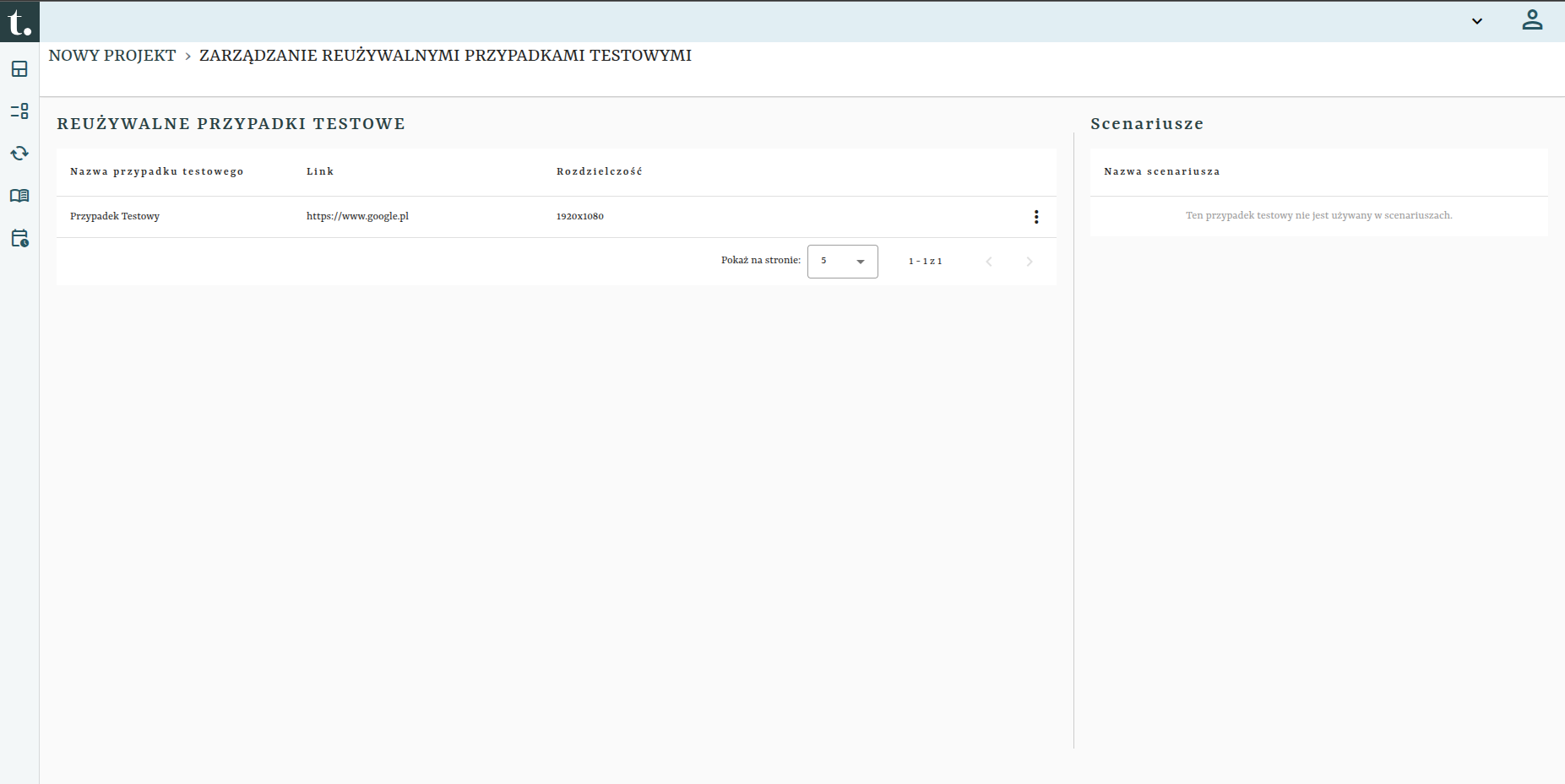 ReusableTestCaseList